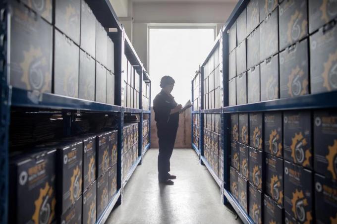 Máquina de desmatamento agrícola de quatro rodas na agricultura Máquina rotativa de desmatamento de solo 2