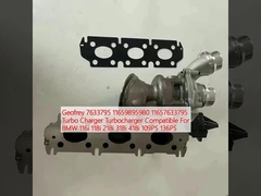 Geofrey 7633795 11659895980 11657633795 Turbo Charger Turbocharger Compatível para BMW 116i 118i 218i 318i 418i 109PS 136PS